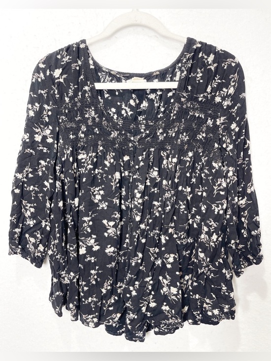 Denim & Supply Ralph Lauren Tops - Denim & Supply Ralph Lauren Smocked Peasant Blouse Floral Boho Peasant Cottage